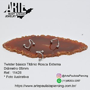 Twister Básico Titânio ASTM F136 Rosca Externa